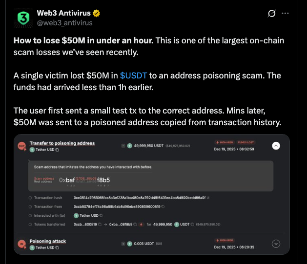 How to avoid crypto scams like poisoned address tricks